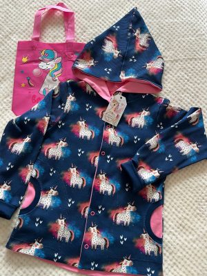 Jacke mit Zipfelkapuze "Einhorn"