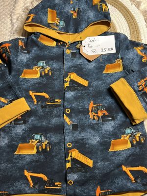 Jersey Jacke mit süsser Zipfelkapuze