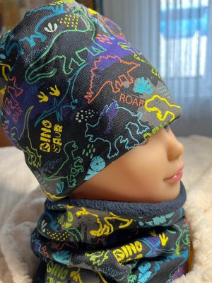 Loop und Mütze "Dinos#1"