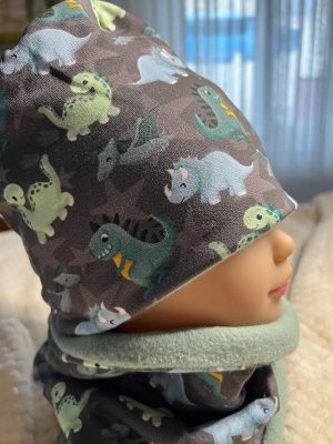 Loop und Mütze "Dinos#2"