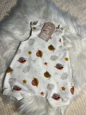 Sommerstrampler "Schnecken"